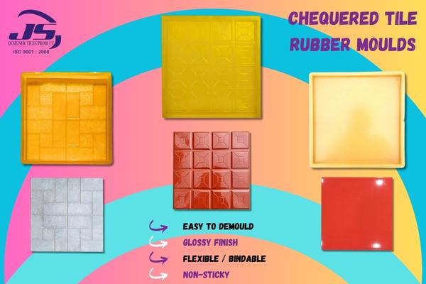 /CHEQUERED TILE RUBBER MOULDS